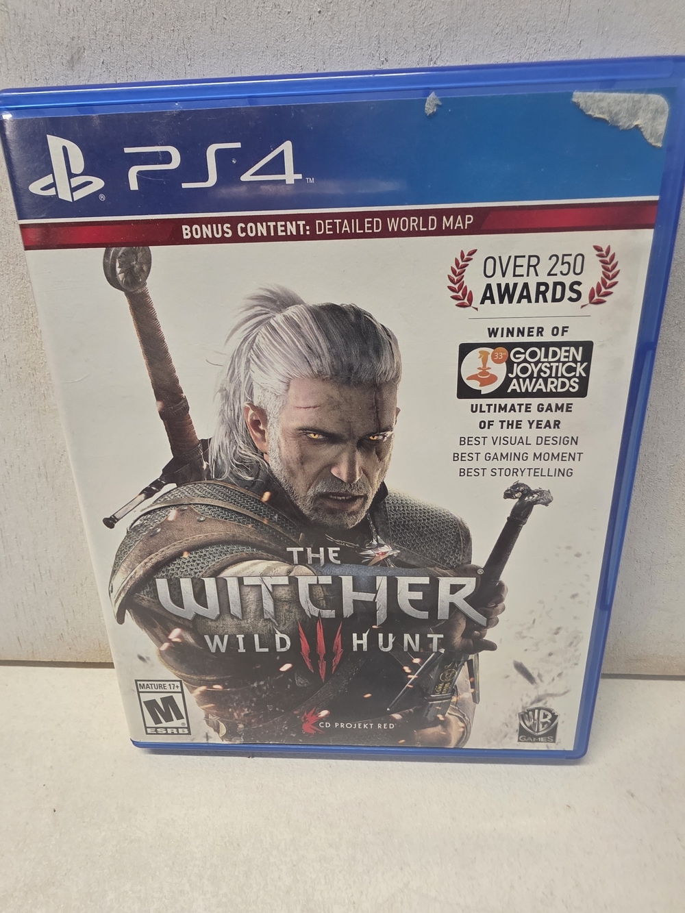 The Witcher 3 Wild Hunt PS4 PlayStation 4 Tested Working w/ Case Insert